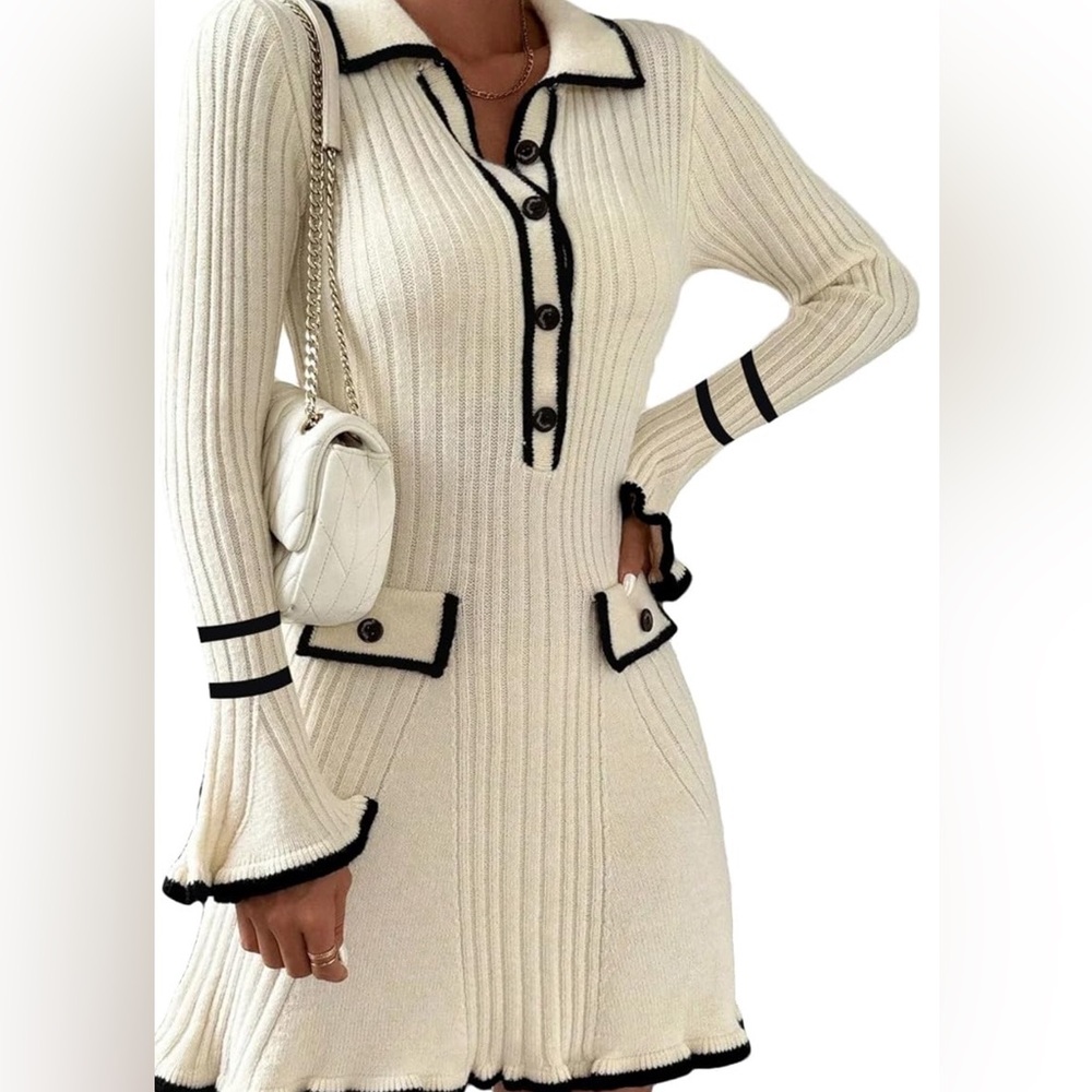 Sweater Mini Dress 👗